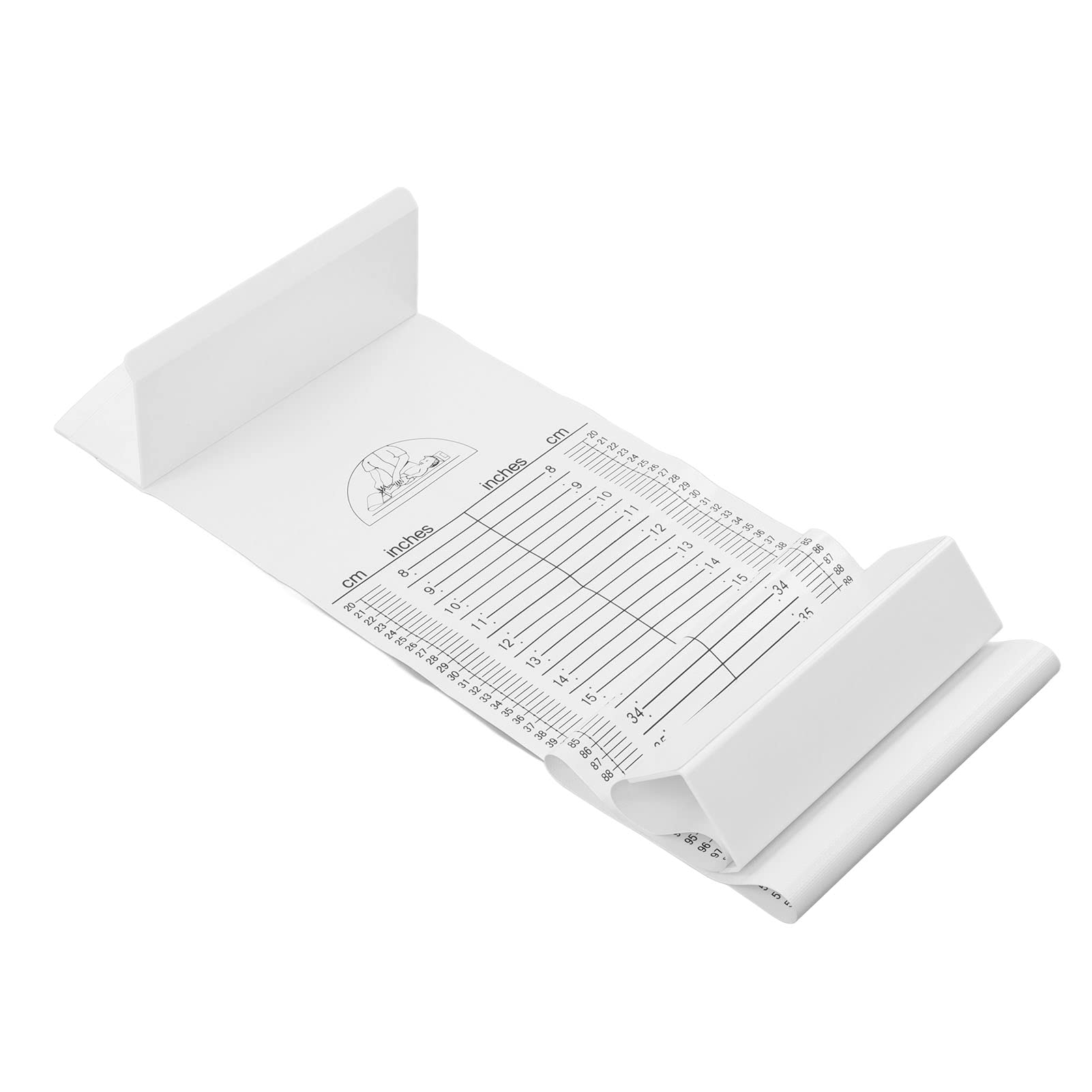 Baby Infantometer Height Ruler, Baby Length Measuring Ruler Body Measuring Mat Skin-Friendly and Washable - Easy to Use Space-Saving Mat for Monitoring Infant Growth