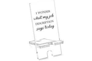 FTONENI Office Phone Stands for Desk, Funny Cell Phone Stand for Desk, Phone Holder for Desk Cute, Office Humor Gifts for Women Men Coworkers - JJA13