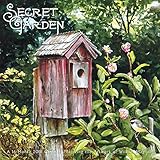 Secret Garden 2018 12 x 12 Inch Monthly Square Wall Calendar by Hopper Studios, Gardening Art Artwor by