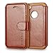 iPhone 4s Case Wallet,Mulbess [Layered Dandy][Vintage Series][Coffee Brown] - [Ultra Slim][Wallet Case] - Leather Flip Cover with Credit Card Slot for Apple iPhone 4s / iPhone 4