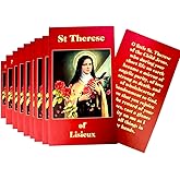 Westmon Works St Therese of Lisieux Holy Card Students Classroom Pack or Catholic Church Congregation Bulk Bundle with Saint Prayer Made in the USA, Set of 25