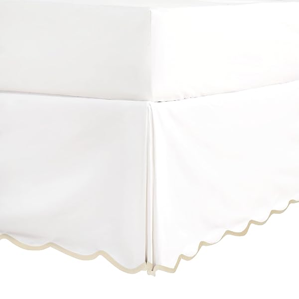 HIG OFF WHITE CHIC KING BED SKIRT –...