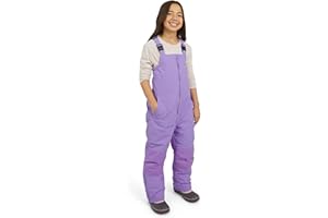 Lands' End Unisex Kids Squall Waterproof Adjustable Insulated Iron Knee Snow Bib Overalls