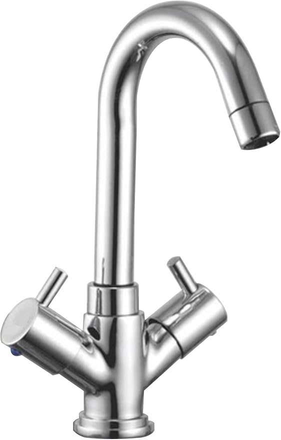 Drizzle Basin Mixer Flora Brass Chrome Plated/Centre Hole Basin Mixer