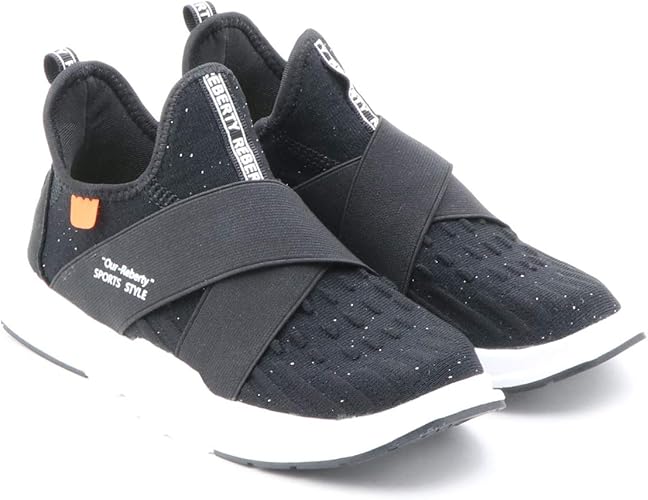 Amazon リバティ キッズ ジュニア 子供靴 運動 通学 スリッポン Ff601 幅広 ランニング 室内 室外 ブラック Measurement 19 Point 0 Centimeters 運動靴 スニーカー