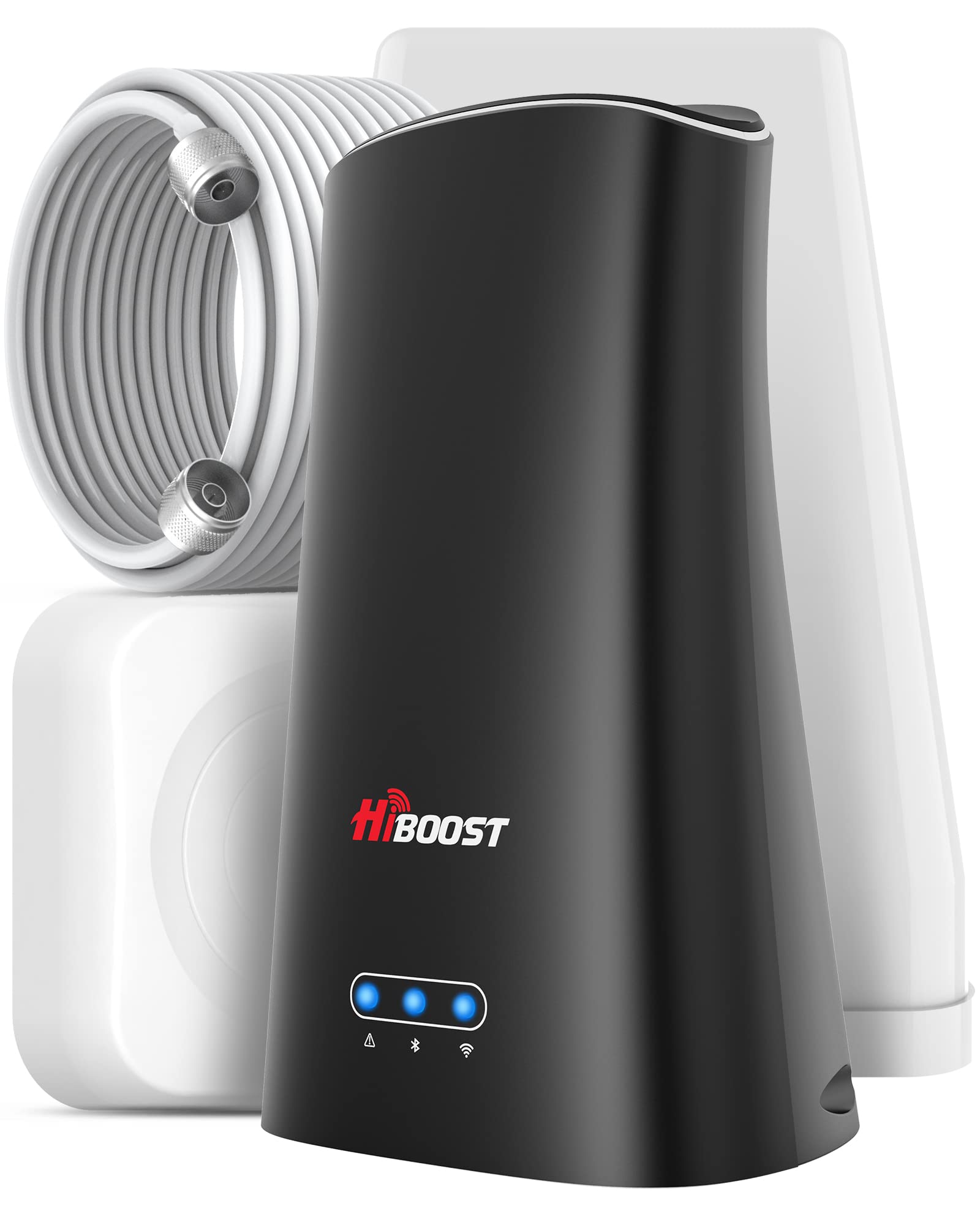 Cell Phone Booster for Home, Up to 3000 sq ft, All US Carriers - Verizon, AT&T, T-Mobile, Sprint & More, Cell Signal Booster Boosts 5G/4G LTE Band 12/17/ 13/5/ 25/2/ 4, FCC Approved