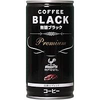 神戸居留地 ブラックコーヒー 缶 185g ×30本 [ 無糖 無香料 レギュラーコーヒー100%使用 国内製造 ]