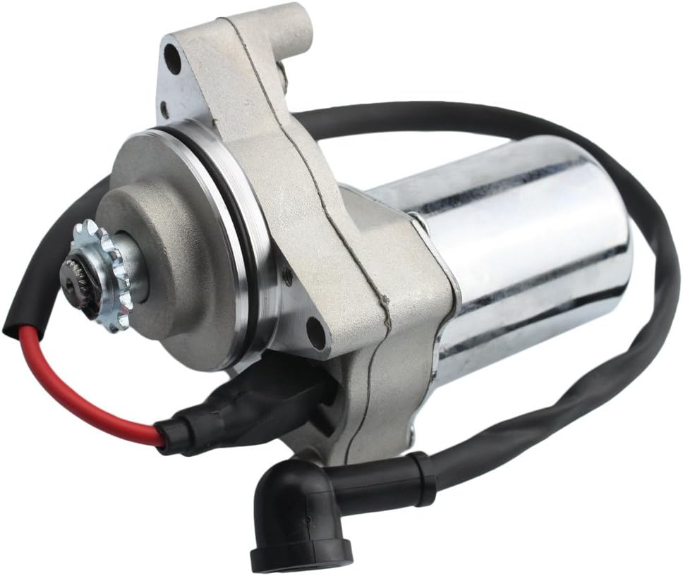 GOOFIT Electric Starter 3 Bolt Top Electric Starter Motor Replacement for Quad Dirt Bikes Go Karts 50cc 70cc 90cc 110cc 125cc ATV