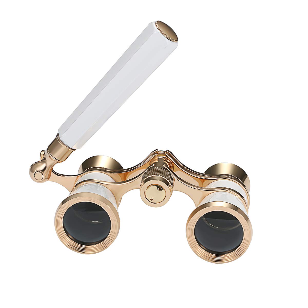 Aroncent Portable Binoculars, 3 x 2.5 Magnification, Suitable for Theatre, Sports, Concert, Outdoor Camping, Color Selectable Bianco — image 1