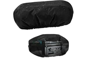 Skyour Winch Cover Waterproof Heavy Duty Winch Protection Dust Covers for Indoor Outdoor Electric Winches 8500-17500 lbs, 21.5x7.5x9.5in Black (1)