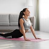 PROIRON Yoga Mat Alignment System Extra Thick Non Slip 173x61x0.4 Pink with Bag view 6