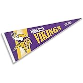 Minnesota Vikings Throwback Vintage Retro Pennant Flag