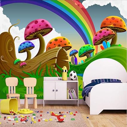 Amazon Com Hwhz Custom Photo Wallpaper 3d Cartoon Cute