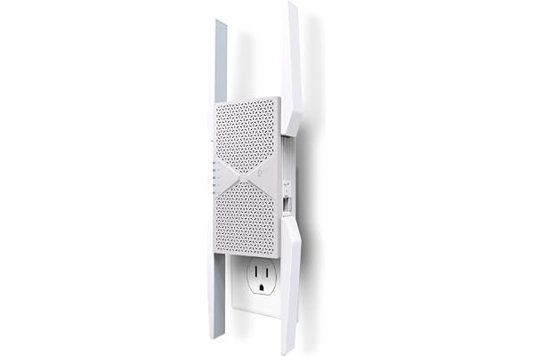 TP-Link BE10000 Wi-Fi 7 Range Extender RE653BE | 10 Gbps Tri-Band Wireless Repeater | 2.5 Gbps Ethernet Port | Internet Signal Booster for Home | Up to 2800 sq.ft, 128 Devices | 6 GHz, MLO, EasyMesh