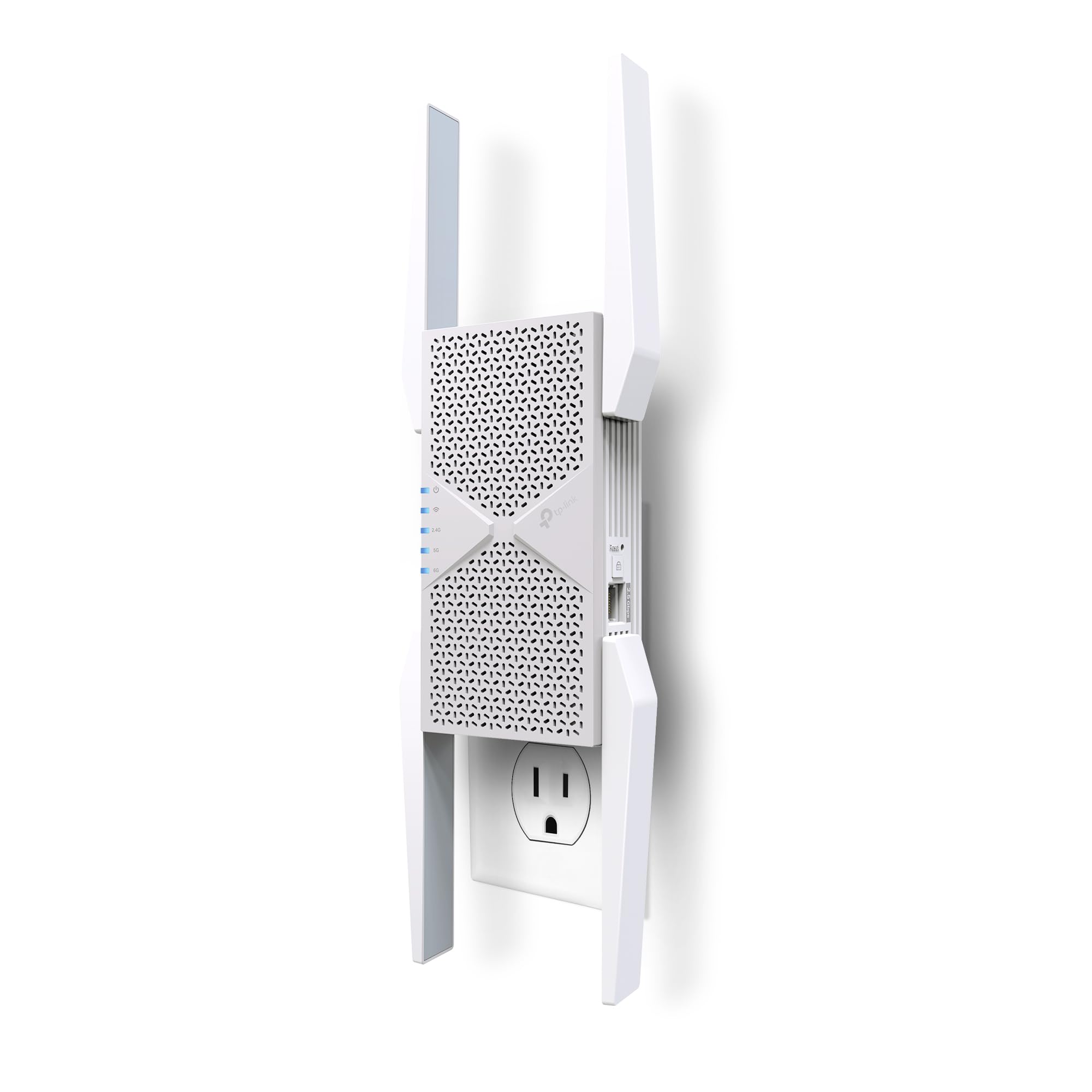 Photo 1 of TP-Link BE10000 Wi-Fi 7 Range Extender RE653BE | 10 Gbps Tri-Band Wireless Repeater | 2.5 Gbps Ethernet Port | Internet Signal Booster for Home | Up to 2800 sq.ft, 128 Devices | 6 GHz, MLO, EasyMesh