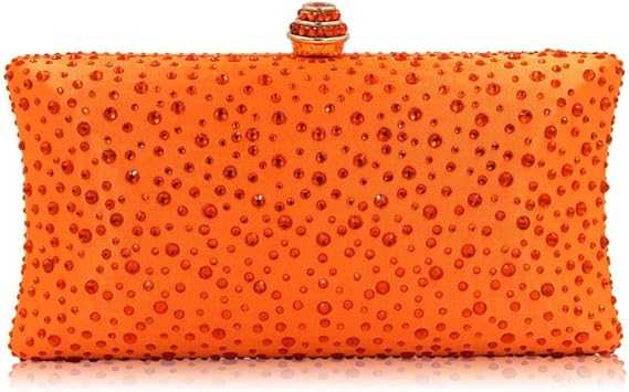 orange clutch bags for weddings
