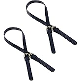 MY MIRONEY Handbag Shoulder Strap Replacement PU Leather Purse Straps Leather Braided Handbag Handles with Buckle