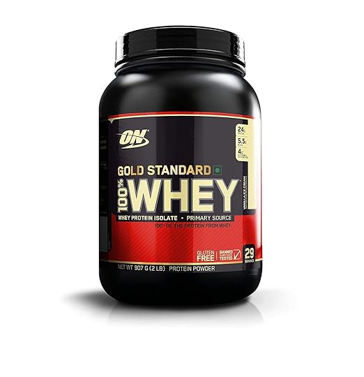 OPTIMUM NUTRITION GOLD STANDARD 100% Whey Protein Powder From Whey Isolates, Vanilla Ice Cream - 2 Pound best protein powder OPTIMUM NUTRITION GOLD STANDARD 100% Whey Protein Powder From Whey Isolates, Vanilla Ice Cream - 2 Pound best protein powder