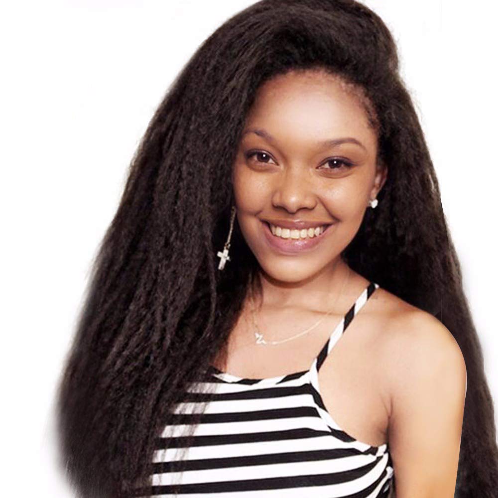 Amazon Com 1pcs Pack Kinky Straight Weaving 12 24 Inch Pure Color