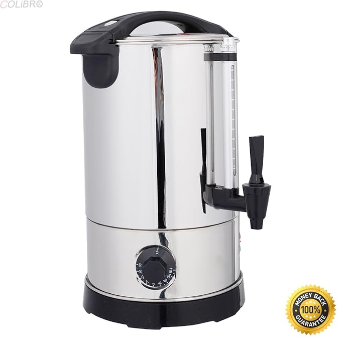 COLIBROXStainless Steel 6 Quart Electric Water Boiler Warmer Hot