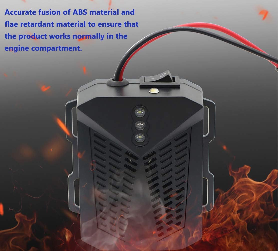 VAGYD 2 Pack Under Hood Animal Repeller Battery, Ultra-Sonic Rodent Repellent with LED Strobe Lights, Deterrent Pest Defense Rodent for Car Engine Garage Attic Warehouse Indoor Vehicle : Garden & Outdoor