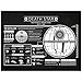 Inked and Screened SP_SYFI_Deathstar_CH_24_W Sci-Fi and Fantasy Wars Death Star Infographic Print, Chalkboard-White Ink, 18