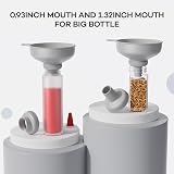Pisol Wide Mouth Funnel Set with 5 Spouts and 2 Strainers - BPA Free view 5