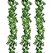 Outus 12 Pack Artificial Greenery Ivy Vine Leaves Garland for Wedding Party Garden Wall Party Decoration