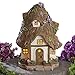 Bits and Pieces - Solar Fairy Cottage - Make Your Magical Fairy House Come to Life in Your Garden - Unique Outdoor Lawn and Garden Décor