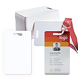 20 Pack Premium Blank PVC Cards with Slot Punch on