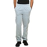 G-Style USA Men's Solid Fleece Heavyweight Cargo Pants