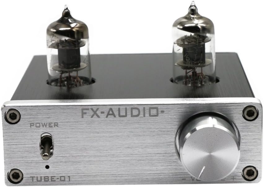 FX Audio TUBE01 6J1 Tube Buffer HIFI Pre Amplifier Sliver Amazon.it