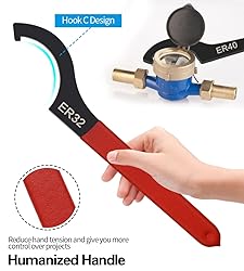 Mdvora 6pcs Coilover Spanner Wrench Set, C-Shape