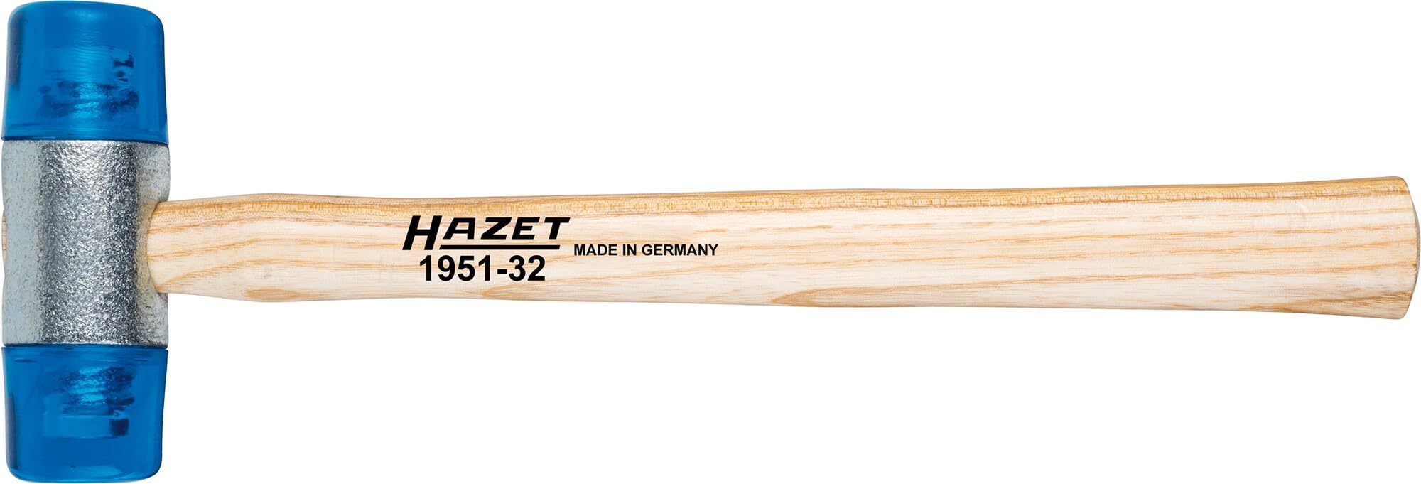 HAZET 1951-32 280 mm Low Rebound Plastic Hammer - Multi-Colour