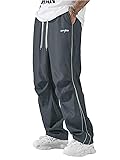 ZAFUL Men's Parachute Sweatpants Y2k Baggy Track