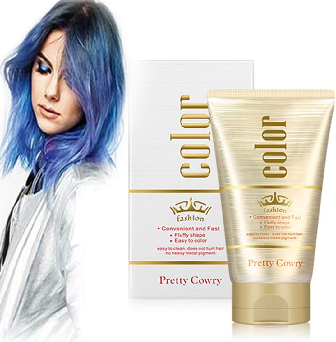 Amazon 染めヘアワックス ワンタイムカラースタイリング スタイリングカラーヘアワックス ユニセックス9色 Diyヘアカラーヘアパーティー ロールプレイング Blue Cooltea おしゃれ染め 通販