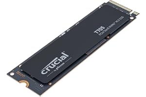 Crucial T705 PCIe Gen5 NVMe 2TB SSD, Up to 14,500MB/s, TLC NAND, Intel & Ryzen Compatible, for Hardcore Gaming & High-Speed S