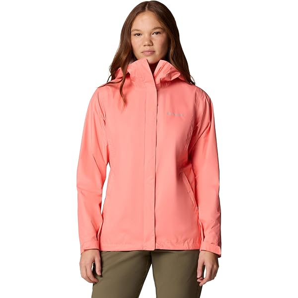 Columbia Women's Scattered Showers Jacket, Alpenglow, X-Small at