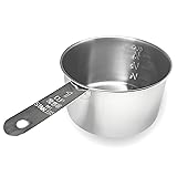 1 Cup Stainless Steel Measuring Cup | Sturdy Metal