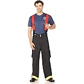 Leg Avenue Men's 3 Piece Fire Captain Costume