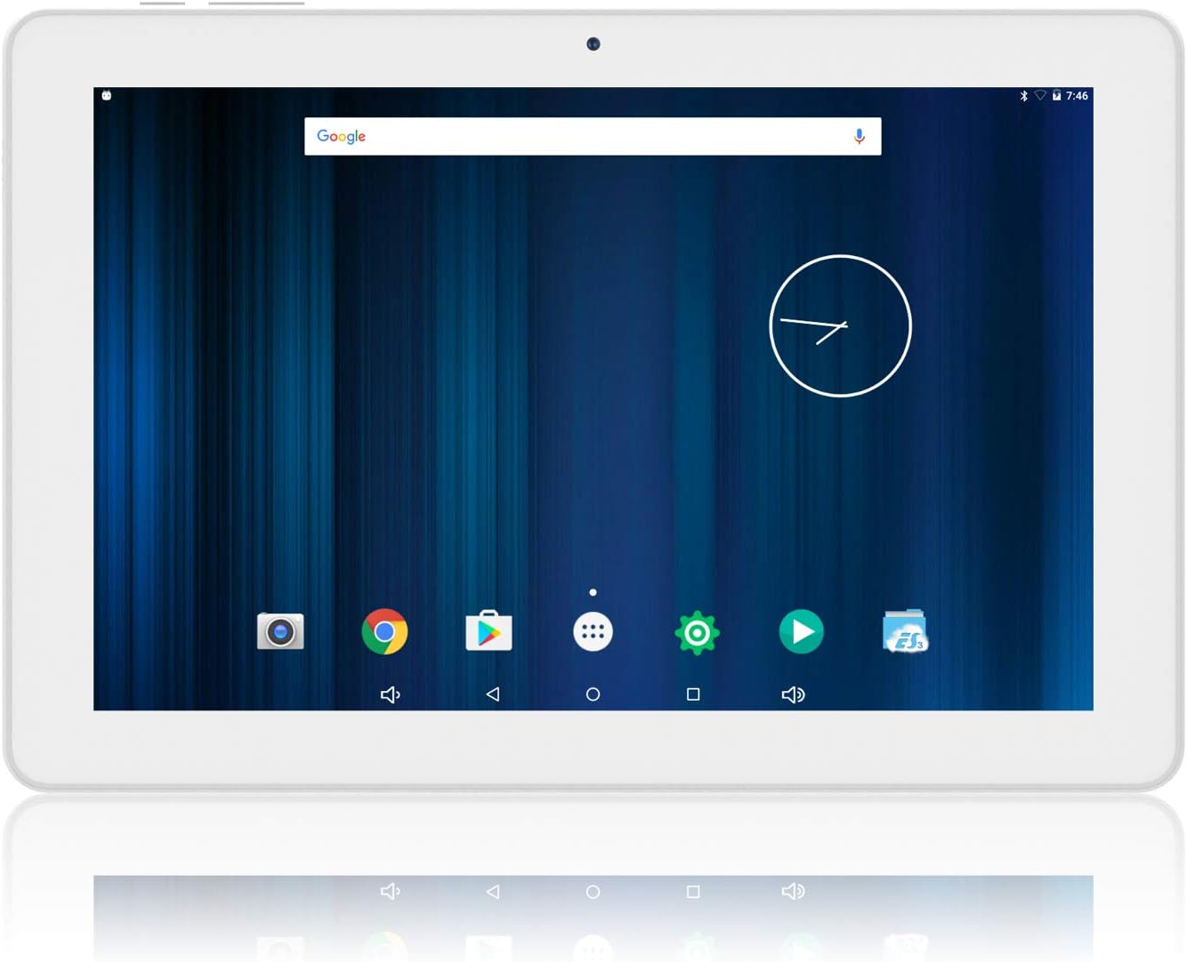 Tablet 10 Inch, WiFi Tab 2GB+16GB, 10.1" Android Tablet PC Quad Core 1280X800 IPS Display with Mini HDMI Slot,White