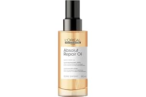 L'Oréal Professionnel Óleo 10 em 1 Absolut Repair | Multi-benefícios para cabelos secos e danificados | Repara e Promove Brilho | Com Gold Quinoa e Proteínas
