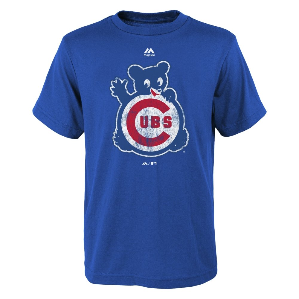 Chicago Cubs Blue Waving Bear T Shirt | Seknovelty