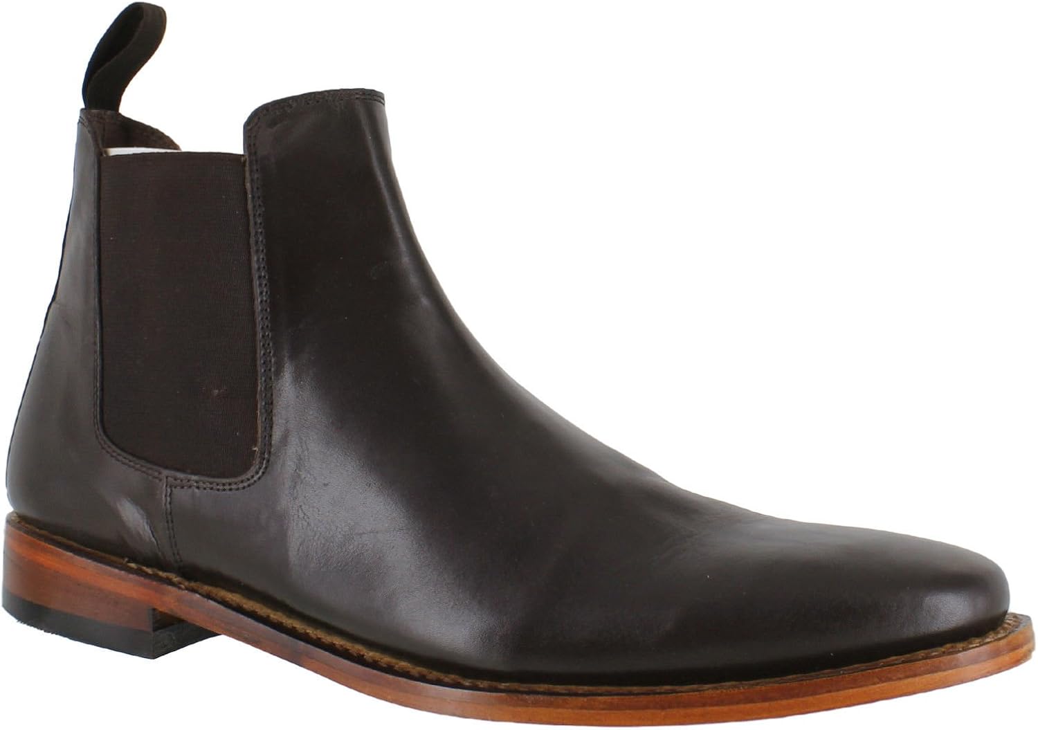 mens chelsea boots leather sole