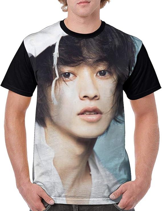 Amazon Co Jp メンズ 半袖 夏服 山崎賢人 1 薄手 Tシャツ 吸水速乾 3dプリント おしゃれ シンプル 上質 Tシャツ 人気 軽い ファッション 柔らかい おおきいサイズ 快適 服 ファッション小物