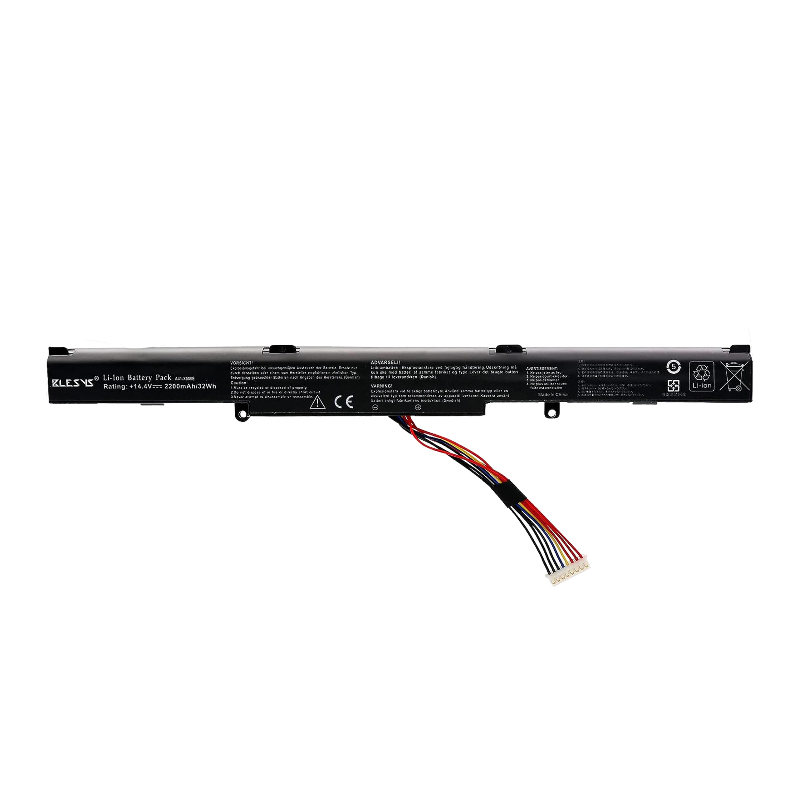 BLESYS 4cells Laptop Battery for ASUS X751Y X751YI X751MA-DB01Q X750JA R751L battery