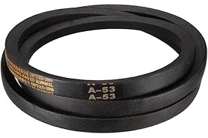 uxcell A53 Drive V-Belts 53" Inner Length 13mm Width 8mm Thick JIS Standard A-Section Rubber Drive Transmission Belt