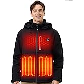 COREEDGE Heated Jacket for Men with 12V High-Capacity Battery Pack Windproof Waterproof Soft Shell Electric