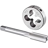 Burkit M12 X 0.5 Tap and Die Set, M12 x 0.5 Machine