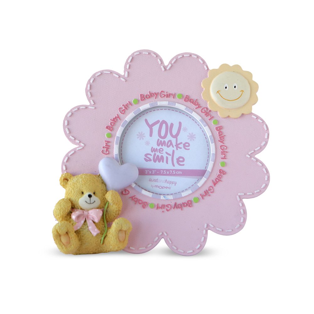 Mopec g267.2 – Pink Photo Frame in the shape of flower, Pack of 1 Unit